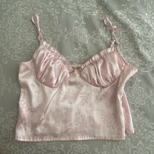 pacsun floral top -LA hearts